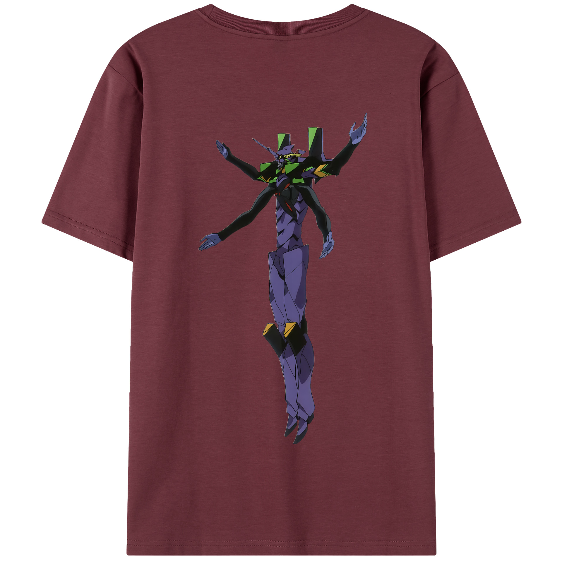 （画像用） EVA 新世紀エヴァンゲリオン 綿100％半袖Tシャツ（背面プリント）